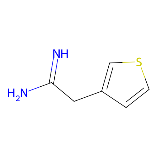 2-Thiophen-3-YL-acetamidine structure