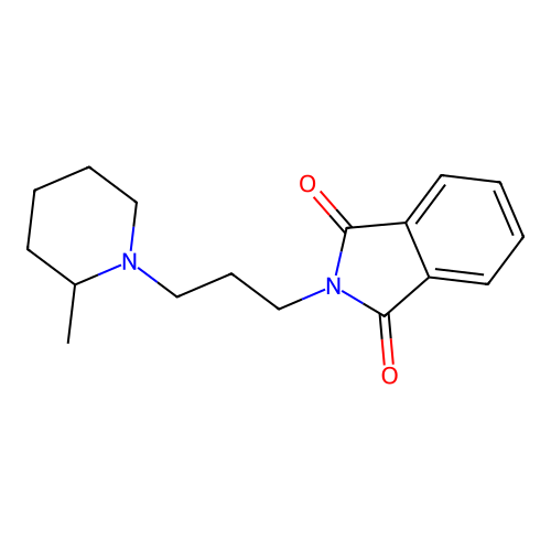 2-[3-(2-Methylpiperidin-1-yl)propyl]isoindole-1,3-dione structure