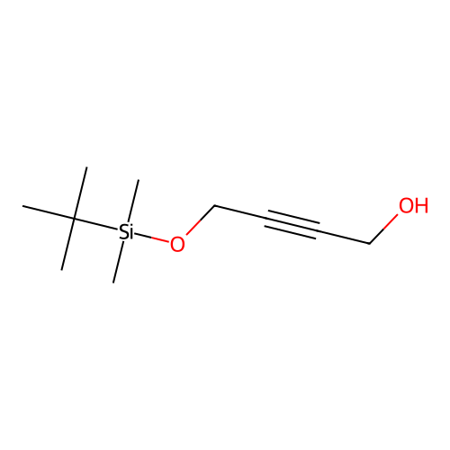 4-((Tert-butyldimethylsilyl)oxy)but-2-yn-1-ol structure