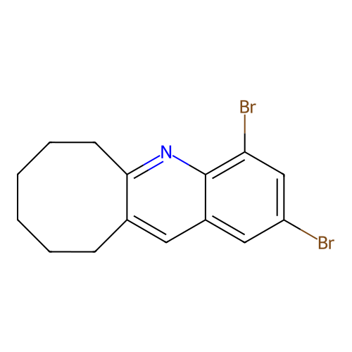 2,4-Dibromo-6,7,8,9,10,11-hexahydrocycloocta[b]quinoline structure