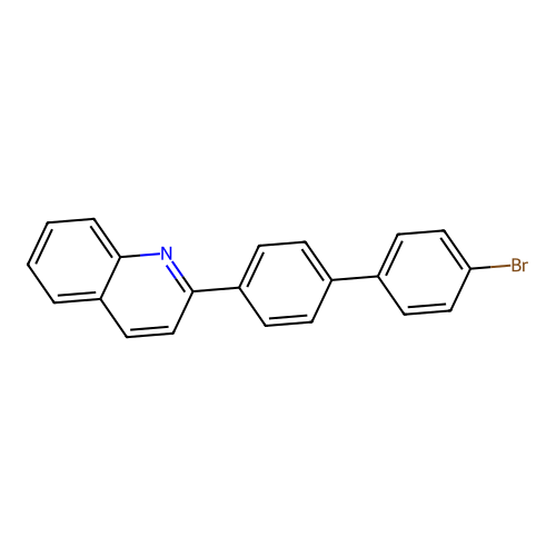 2-(4'-Bromo[1,1'-biphenyl]-4-yl)quinoline structure