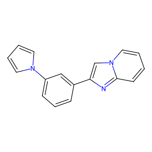 2-[3-(1H-pyrrol-1-yl)phenyl]imidazo[1,2-a]pyridine structure