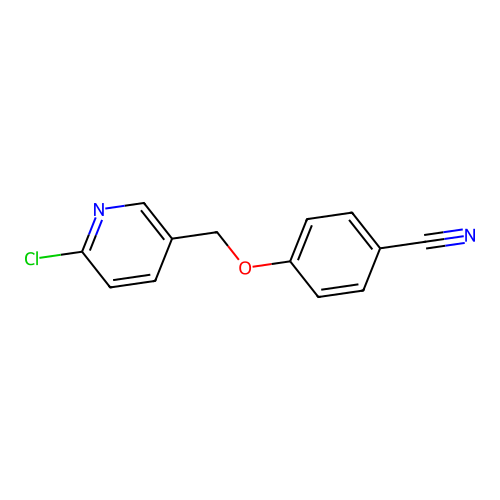 4-[(6-Chloropyridin-3-yl)methoxy]benzonitrile structure