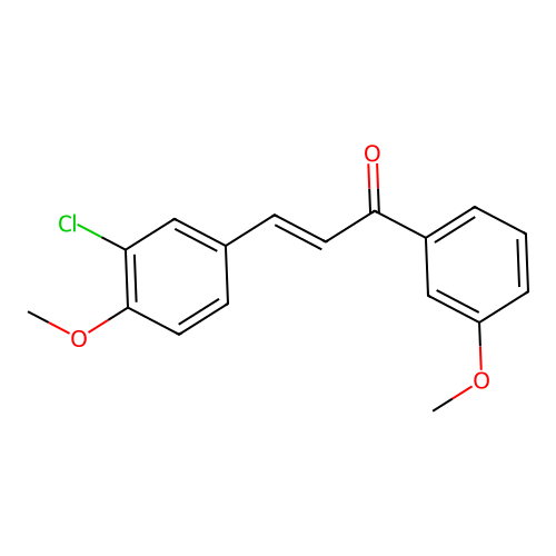 3-(3-Chloro-4-methoxyphenyl)-1-(3-methoxyphenyl)prop-2-en-1-one structure