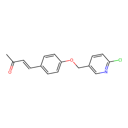 4-{4-[(6-Chloropyridin-3-YL)methoxy]phenyl}but-3-EN-2-one structure