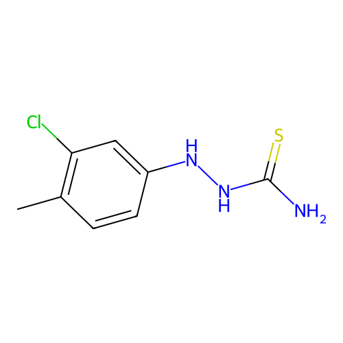 2-(3-Chloro-4-methylphenyl)-1-hydrazinecarbothioamide structure