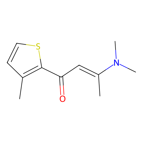 3-(Dimethylamino)-1-(3-methylthiophen-2-yl)but-2-en-1-one structure