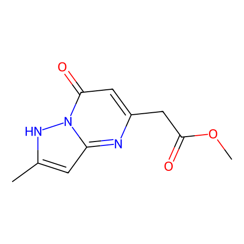Methyl 2-(7-hydroxy-2-methylpyrazolo[1,5-a]pyrimidin-5-yl)acetate structure