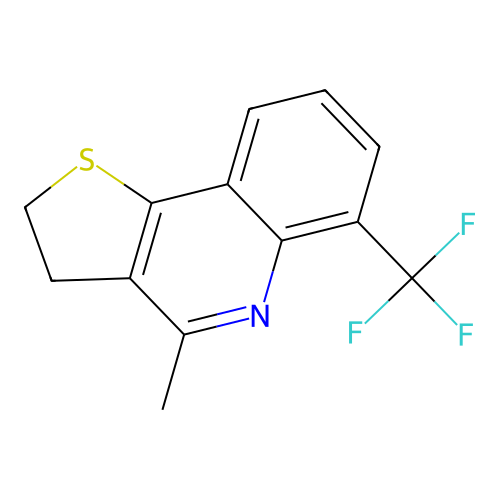 4-Methyl-6-(trifluoromethyl)-2,3-dihydrothieno[3,2-c]quinoline structure