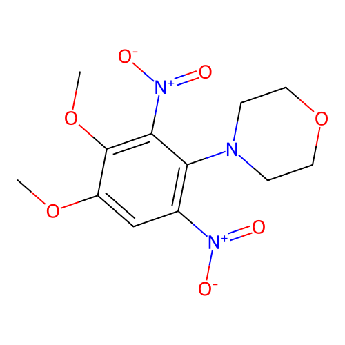 4-(3,4-Dimethoxy-2,6-dinitrophenyl)morpholine structure