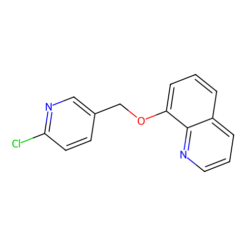 8-[(6-Chloropyridin-3-yl)methoxy]quinoline structure