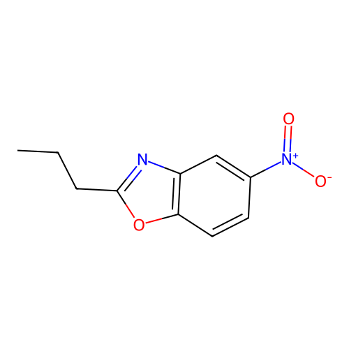 5-Nitro-2-propyl-1,3-benzoxazole structure
