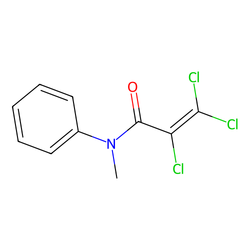 2,3,3-三氯-N-甲基-N-苯基丙-2-烯酰胺 structure
