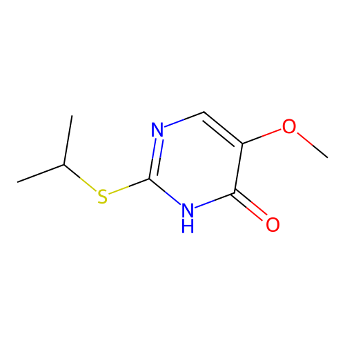 2-(Isopropylsulfanyl)-5-methoxy-4-pyrimidinol structure