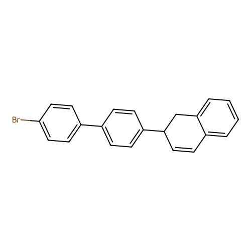 2-(4'-Bromo-biphenyl-4-yl)-1,2-dihydronaphthalene structure