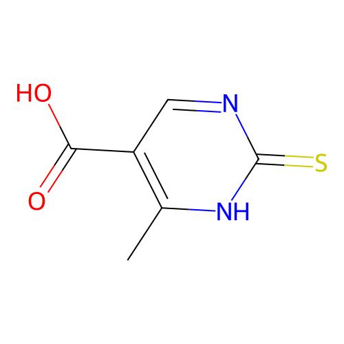 4-Methyl-2-sulfanyl-5-pyrimidinecarboxylic acid structure