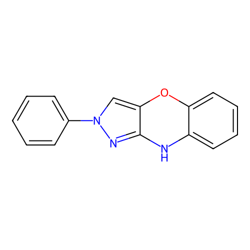 2-Phenyl-2,9-dihydropyrazolo[4,3-b][1,4]benzoxazine structure