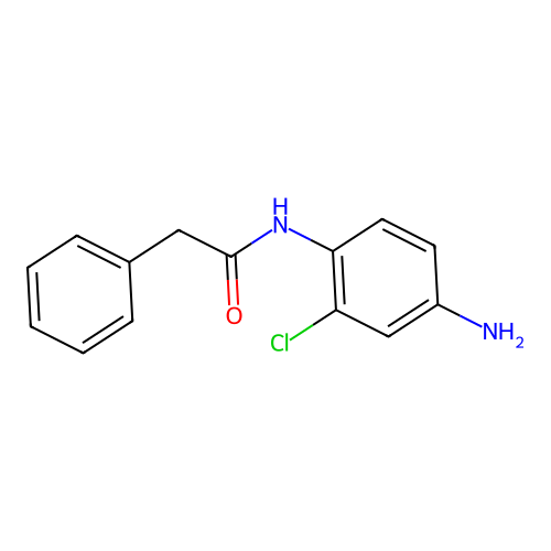 N-(4-amino-2-chlorophenyl)-2-phenylacetamide structure