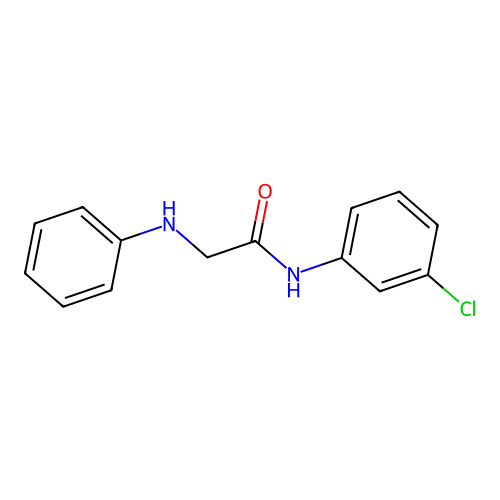 N-(3-Chlorophenyl)-2-(phenylamino)acetamide structure