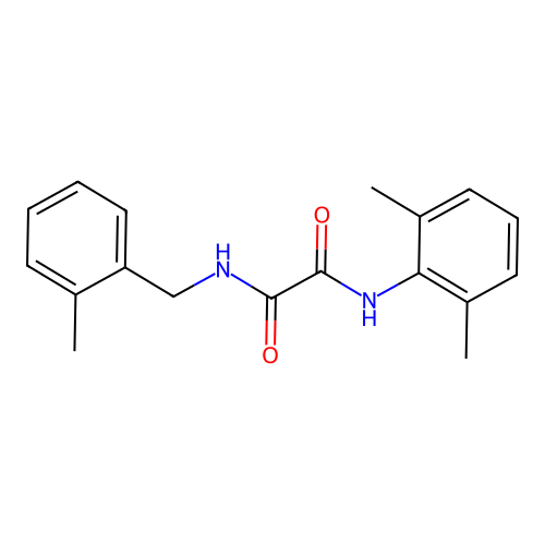 N1-(2,6-dimethylphenyl)-N2-(2-methylbenzyl)oxalamide structure