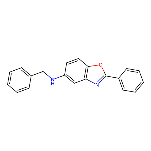 N-benzyl-2-phenyl-1,3-benzoxazol-5-amine structure