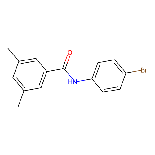 N-(4-bromophenyl)-3,5-dimethylbenzamide structure