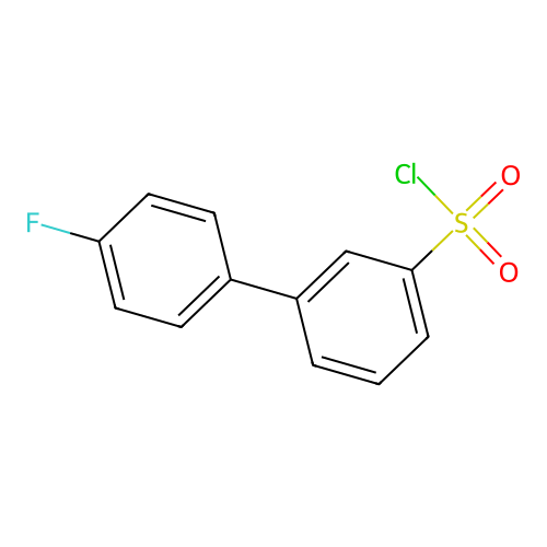 3-(4-fluorophenyl)benzenesulfonyl Chloride structure