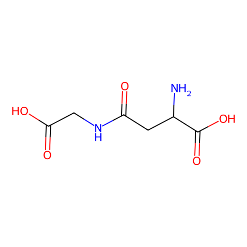 beta-L-Aspartylglycine structure