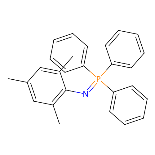 Triphenyl[(2,4,6-trimethylphenyl)imino]-lambda~5~-phosphane structure