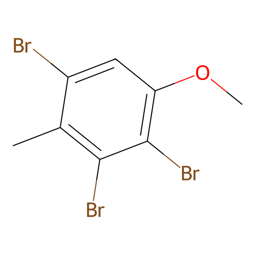 1,3,4-Tribromo-5-methoxy-2-methylbenzene structure