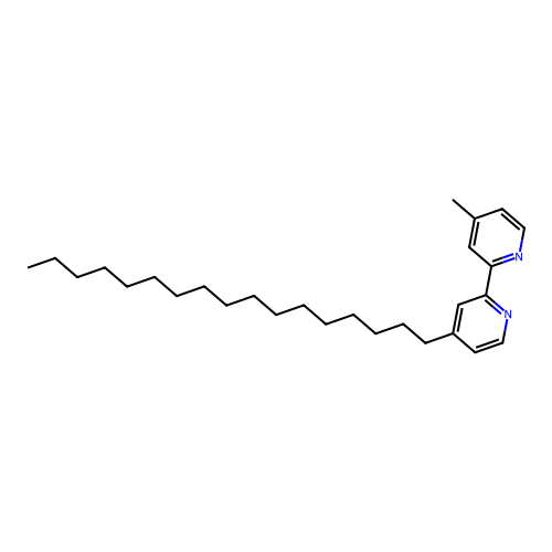 2,2'-Bipyridine, 4-heptadecyl-4'-methyl- structure