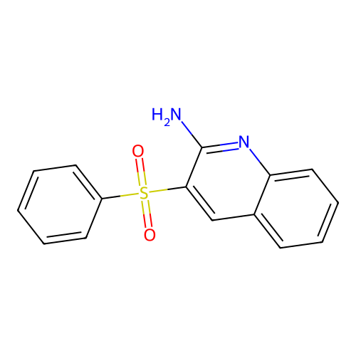 3-(Benzenesulfonyl)quinolin-2-amine structure