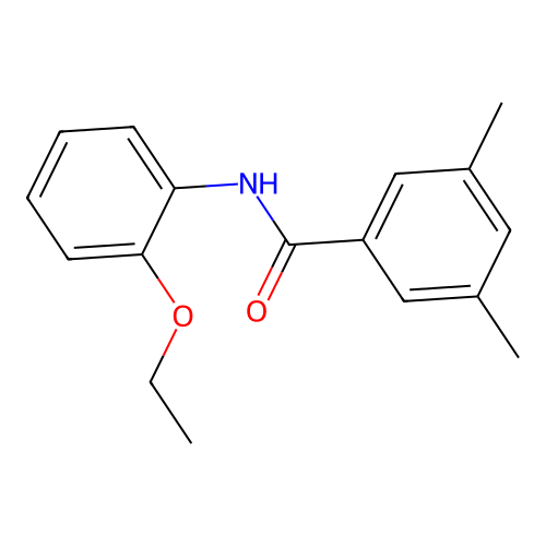 N-(2-ethoxyphenyl)-3,5-dimethylbenzamide structure