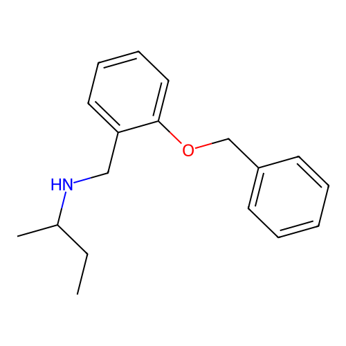 {[2-(Benzyloxy)phenyl]methyl}(butan-2-yl)amine structure