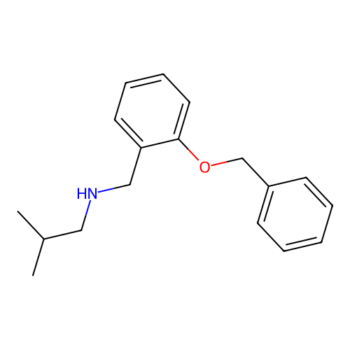 {[2-(Benzyloxy)phenyl]methyl}(2-methylpropyl)amine structure