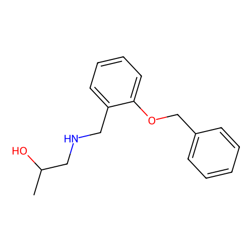 1-{[2-(Benzyloxy)benzyl]amino}propan-2-ol structure
