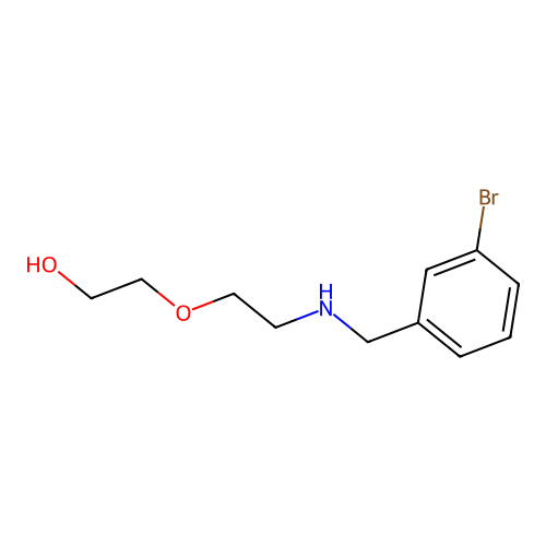2-{2-[(3-Bromobenzyl)amino]ethoxy}ethanol structure