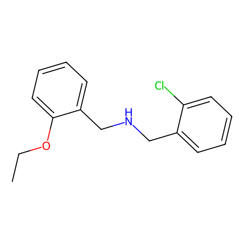 N-(2-chlorobenzyl)-N-(2-ethoxybenzyl)amine structure