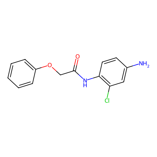 N-(4-amino-2-chlorophenyl)-2-phenoxyacetamide structure