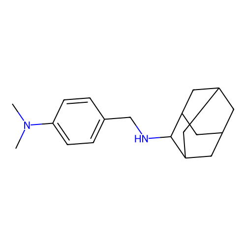 N-(2-金刚烷基)-N-[4-(二甲氨基)苄基]胺 structure