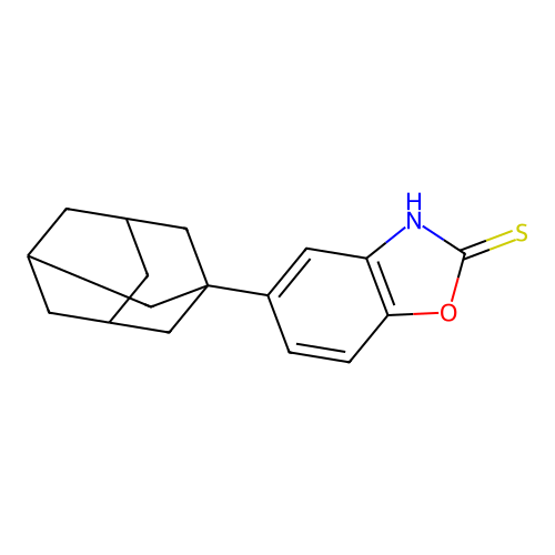 5-(1-Adamantyl)-1,3-benzoxazole-2-thiol structure