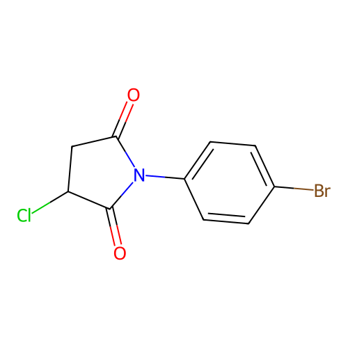 1-(4-Bromophenyl)-3-chloroazolidine-2,5-dione structure