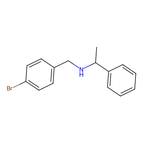 N-[(4-Bromophenyl)methyl]-|A-methylbenzenemethanamine structure