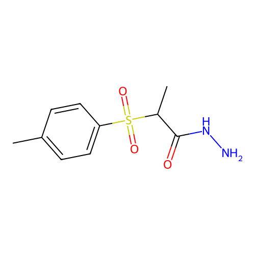 2-(Toluene-4-sulfonyl)-propionic acid hydrazide structure
