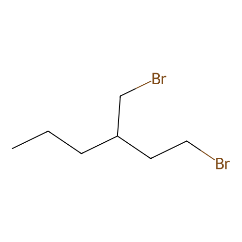 1-Bromo-3-bromomethylhexane structure