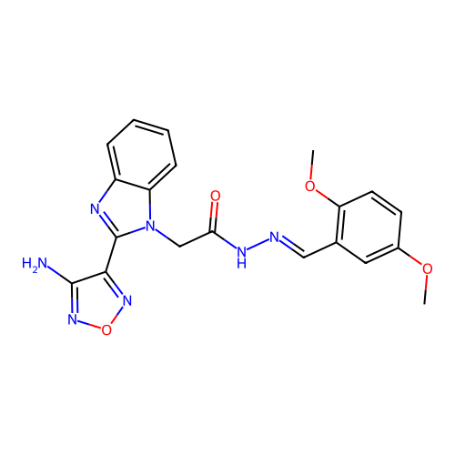 C20H19N7O4 structure