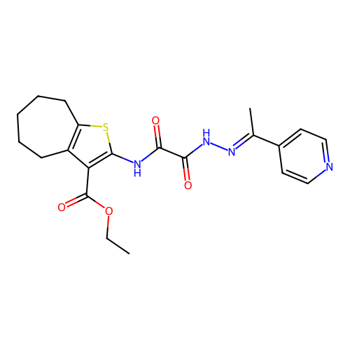 C21H24N4O4S structure