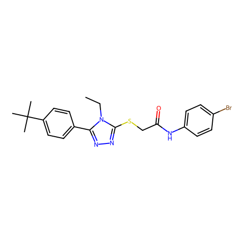 C22H25BrN4OS structure