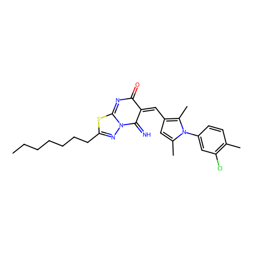 C26H30ClN5OS structure