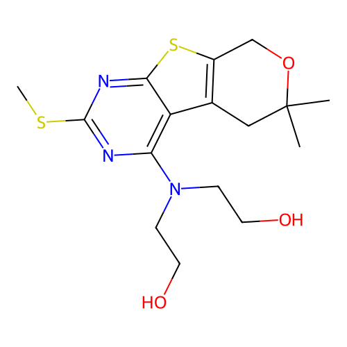 C16H23N3O3S2 structure